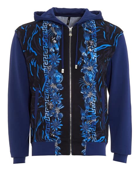 versace versus jacket v blue|versace online store.